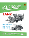 LANZ Mähdrescher Typ MD 260 – S (MD 35 S – MD 40 S) Bild- Ersatzteilliste & Explosionszeichnungen - annoligno 607